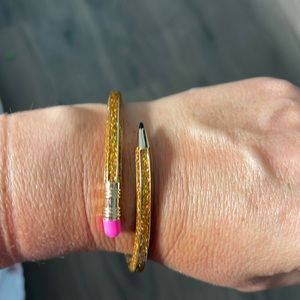 New with tags Betsey Johnson gold wrap around bracelet